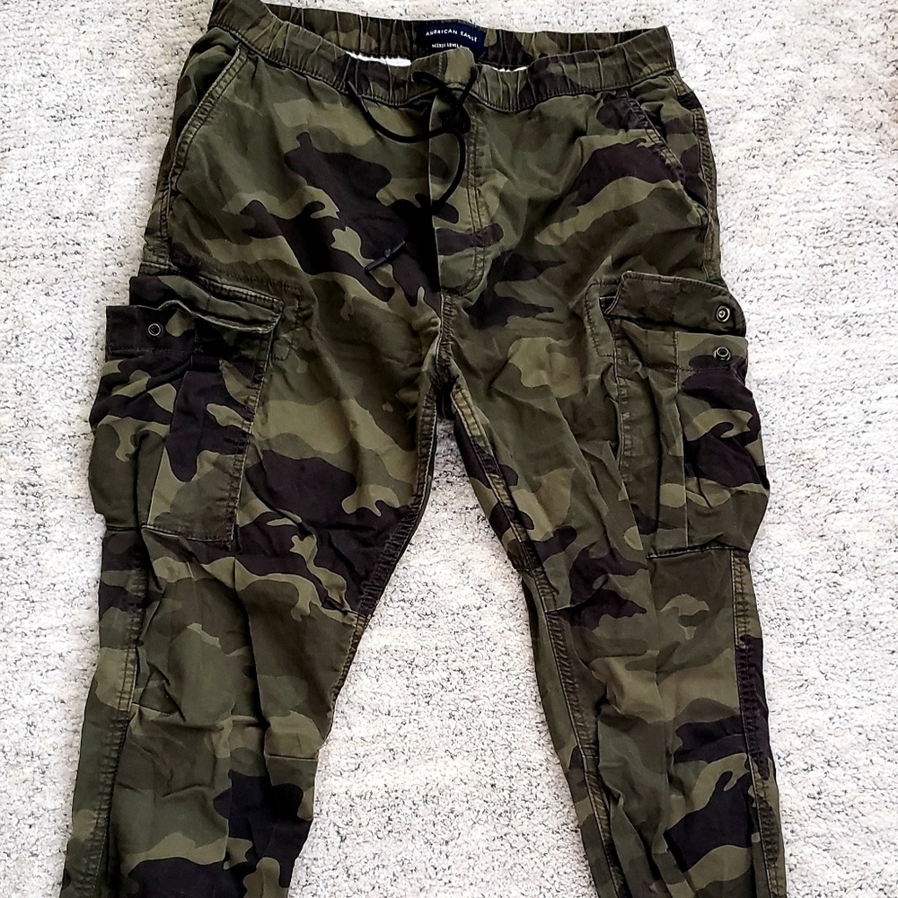 Army fatigue joggers